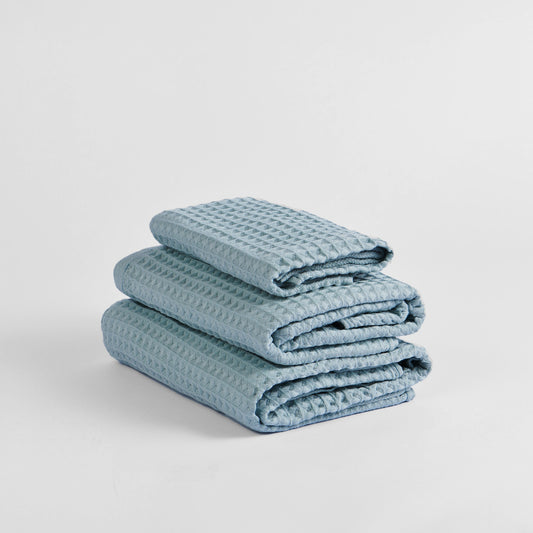 Organic Waffle Towel Set